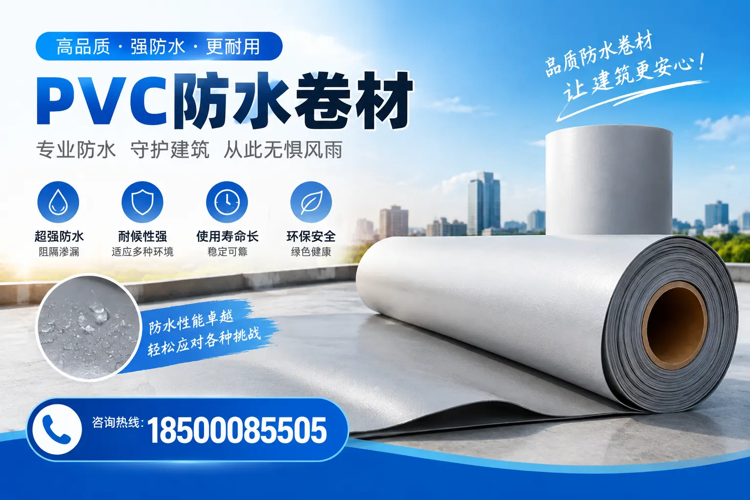 如何选择高质量的PVC防水卷材？萍乡消费者必看指南